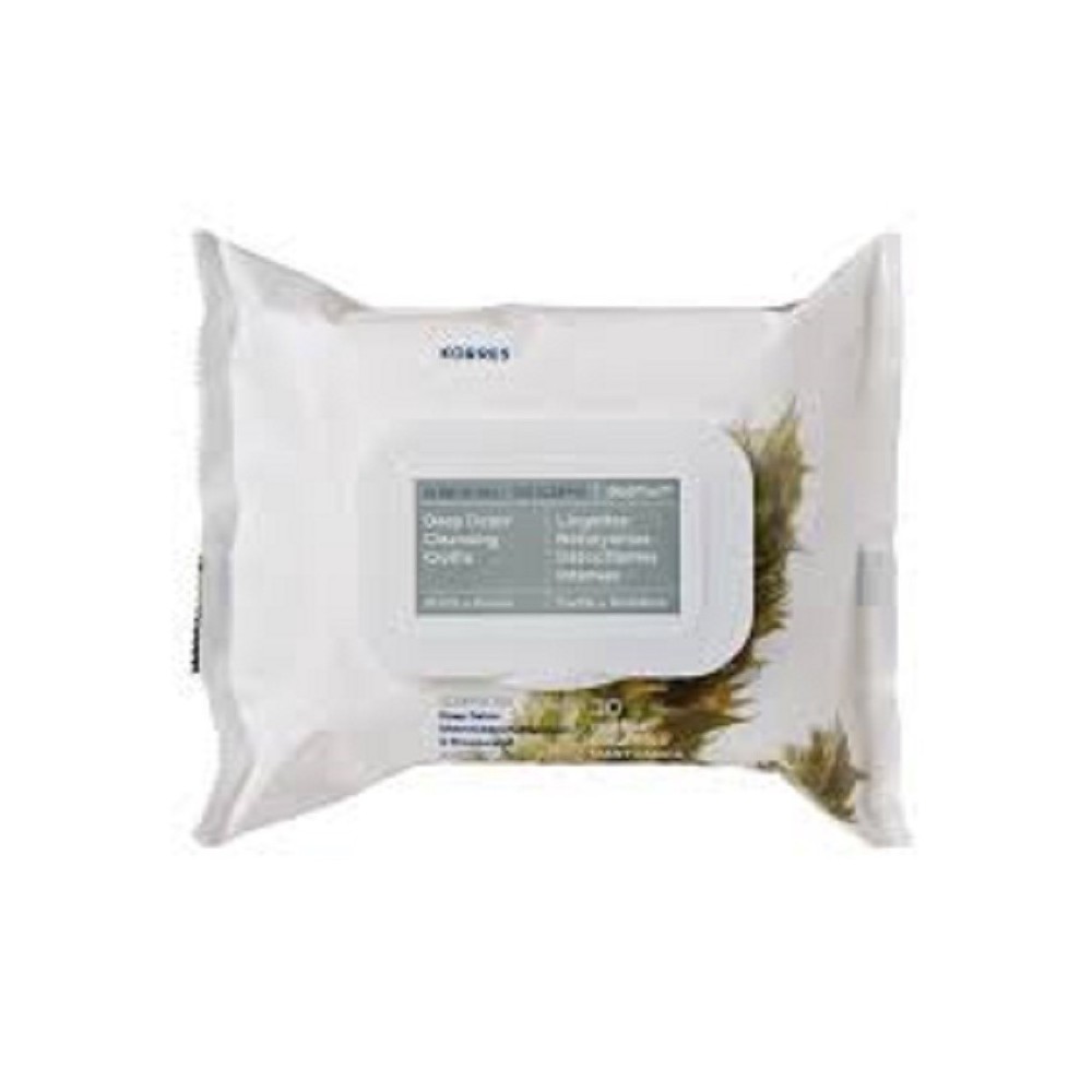 Korres Μαντηλάκια Ντεμακιγιάζ Olympus Tea Deep Detox Cleansing Τσάϊ του Ολύμπου για Λιπαρές Επιδερμίδες 30τμχ Korres Μαντηλάκια Ντεμακιγιάζ Olympus Tea Deep Detox Cleansing Τσάϊ του Ολύμπου για Λιπαρές Επιδερμίδες 30τμχ