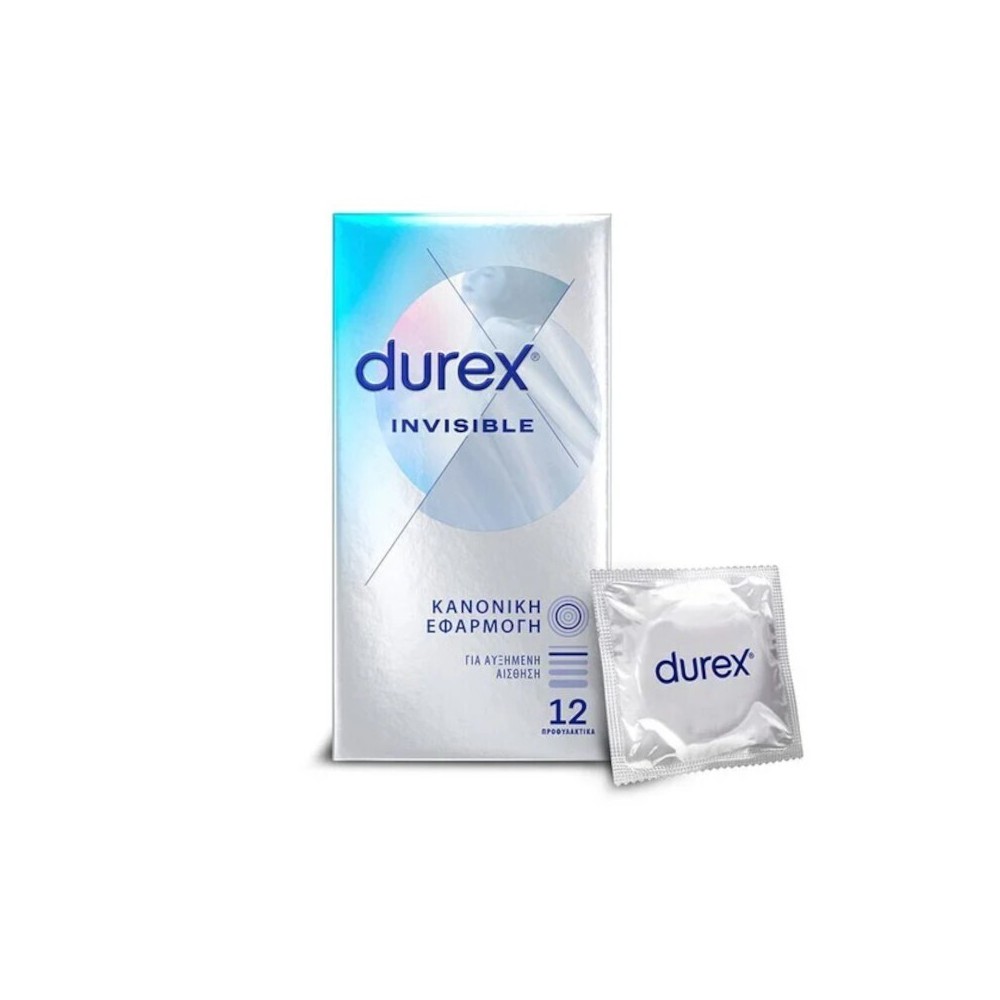 Durex Προφυλακτικά Invisible Extra Sensitive Εξαιρετικά Λεπτά 12τμχ Durex Προφυλακτικά Invisible Extra Sensitive Εξαιρετικά Λεπτά 12τμχ