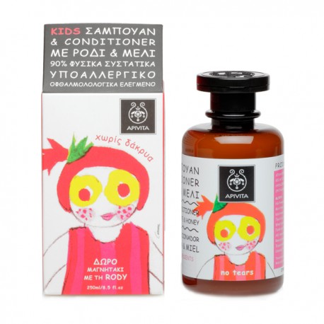 APIVITA - KIDS Shampoo & Conditioner with honey & pomegranate