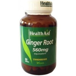 H aid ginger root 560mg 60caps