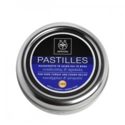 APIVITA - PASTILLES Pastilles for Sore Throat and Cough Relief with eucalyptus & propolis 45g