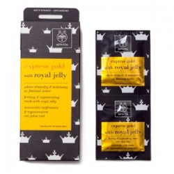APIVITA - EXPRESS GOLD Firming and Regenerating Mask with royal jelly 2x8ml