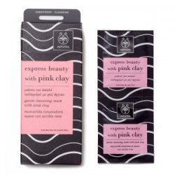 APIVITA - EXPRESS BEAUTY Gentle Cleansing Mask with pink clay 2x8ml