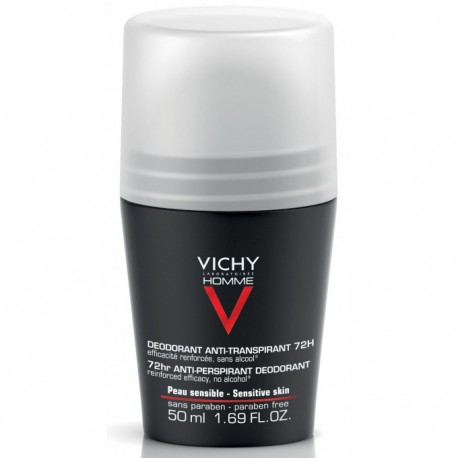 Vichy Homme Deodorant Ανδρικό Αποσμητικό κατά της Εφίδρωσης 50ml