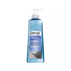 VICHY DERCOS MINERAL SOFT SHAMPOO FOR DAILY USE For all hair types, from normal to lightly damaged.