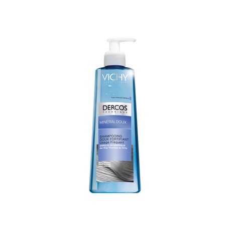 VICHY DERCOS MINERAL SOFT SHAMPOO FOR DAILY USE For all hair types, from normal to lightly damaged.