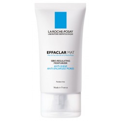 LA ROCHE POSAY - EFFACLAR MAT Sebo-regulating moisturizer. Anti-shine, anti-enlarged pores, 40 ml tube