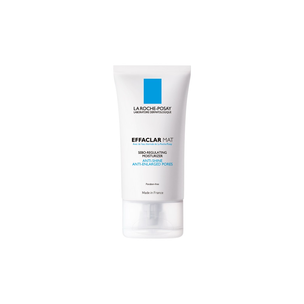 LA ROCHE POSAY - EFFACLAR MAT Sebo-regulating moisturizer. Anti-shine, anti-enlarged pores, 40 ml tube