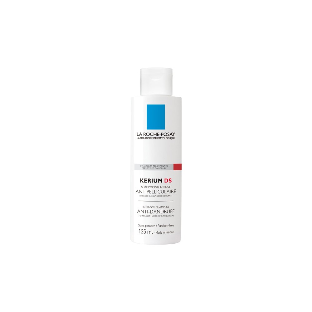 LA ROCHE POSAY - KERIUM DS ANTI-DANDRUFF INTENSIVE Micro-exfoliating treatment shampoo, 125 ml bottle