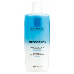 LA ROCHE POSAY - RESPECTISSIME WATERPROOF EYE MAKE-UP REMOVER Paraben-free waterproof eye make-up remover, 125ml PP bottle