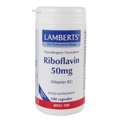 Lamberts - VITAMIN B-2 50MG 100CAPS (RIBOFLAVIN)