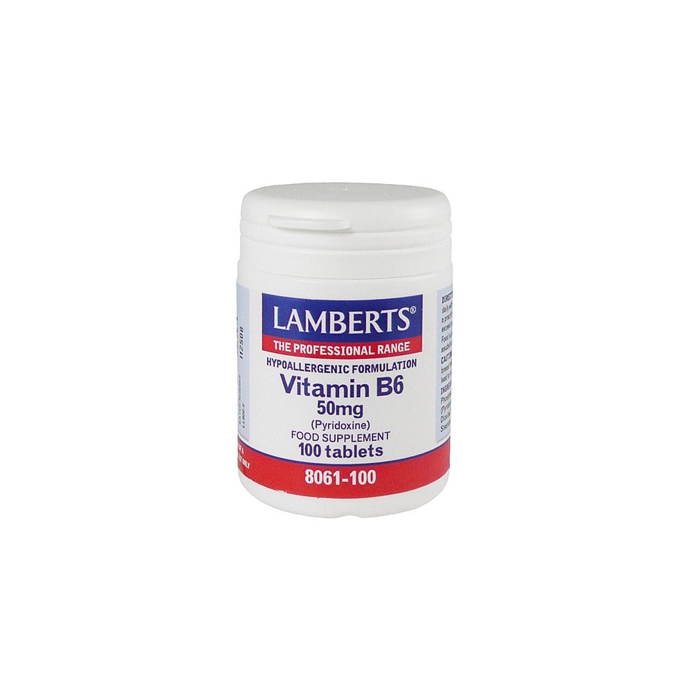 Lamberts - B-6 50Mg (Pyridoxine), 100Tabs