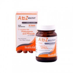 HEALTH AID - A to Z Multivit 30 tablets