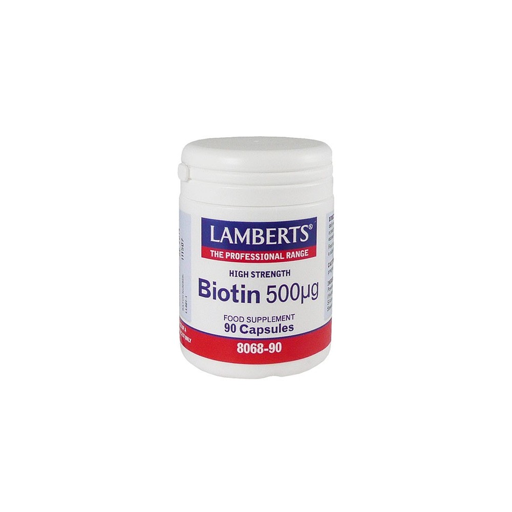 Lamberts - Biotin 500 Mcg, 90Caps