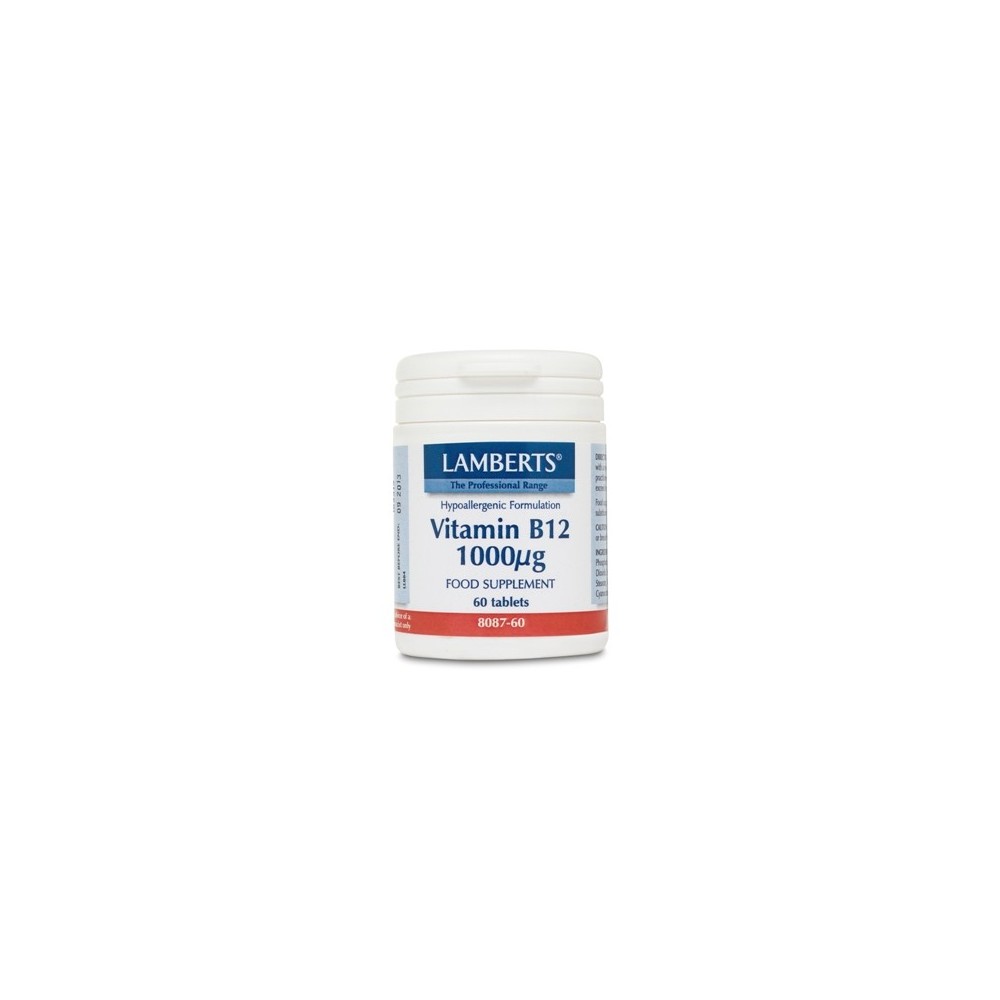 Lamberts - B-12 1000MCG 60TABS (COBALAMIN)