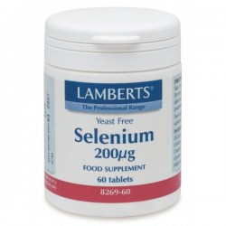 Lamberts - Selenium 200mcg, 60 tabs