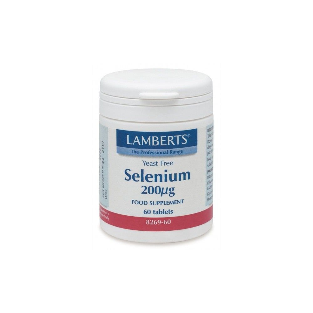 Lamberts - Selenium 200mcg, 60 tabs