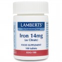 Lamberts - IRON 14MG, 100 TABS