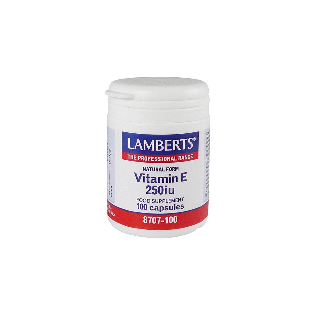 Lamberts - E-250Iu Natural, 100Caps