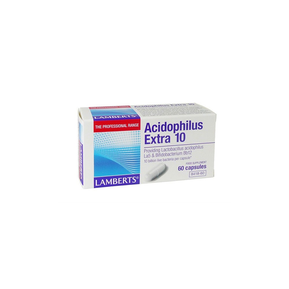 Lamberts - Acidophilus Extra 10 (Milk Free), 60 Caps