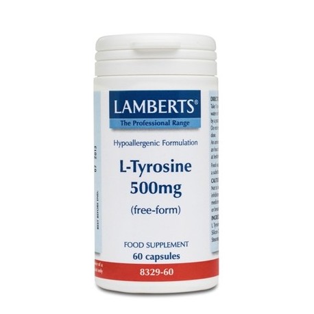 Lamberts - L-TYROSINE 500MG, 60CAPS