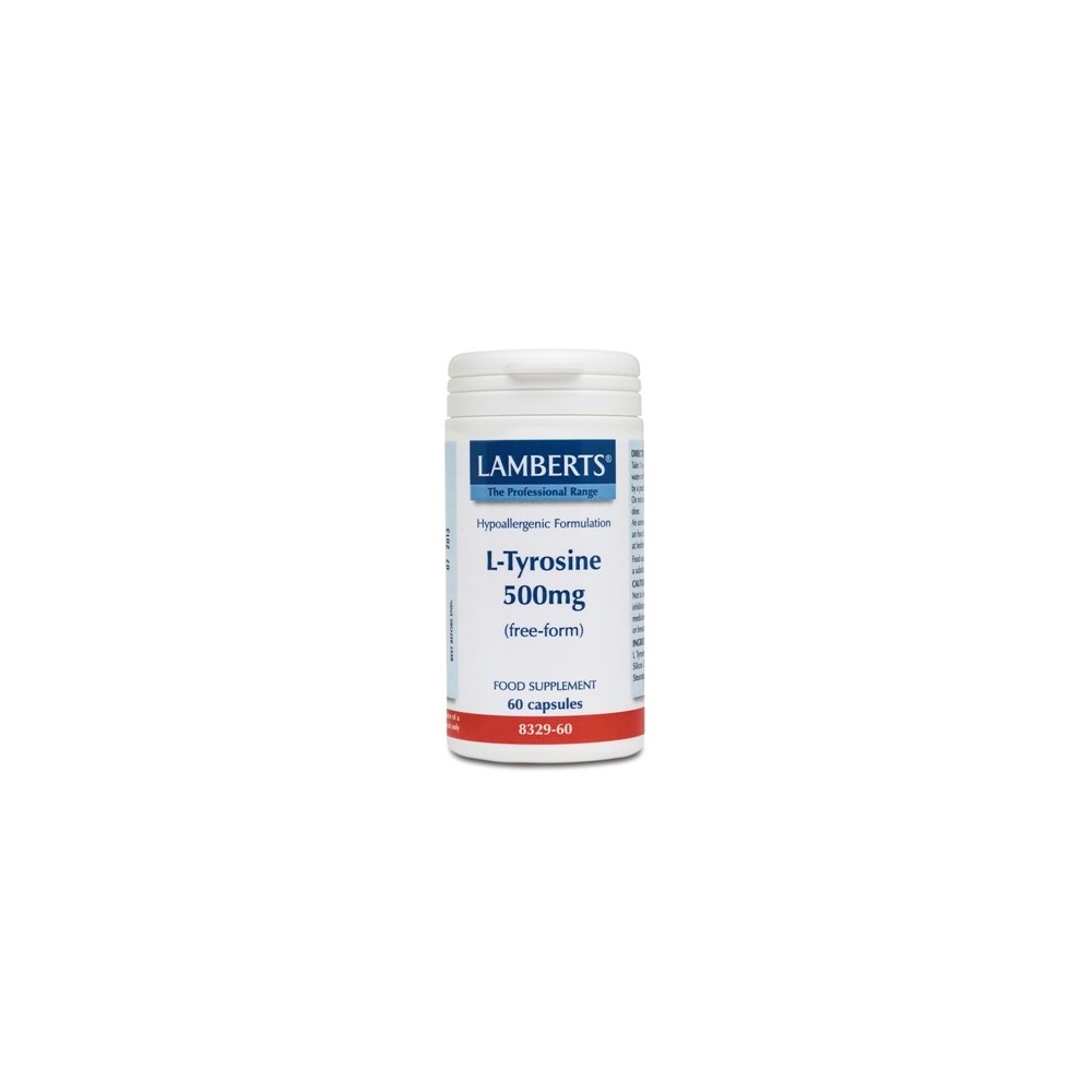 Lamberts - L-TYROSINE 500MG, 60CAPS