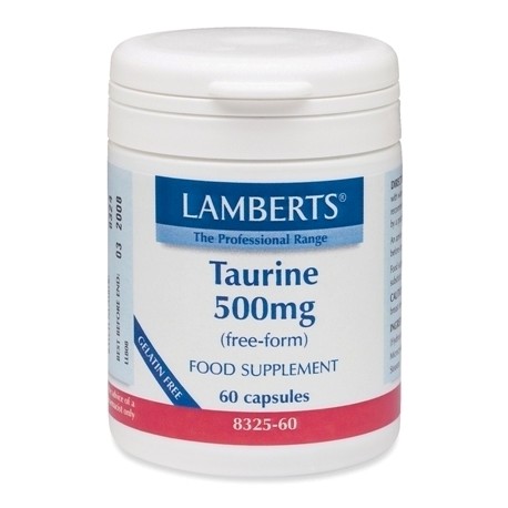 Lamberts - TAURINE 500MG, 60CAPS