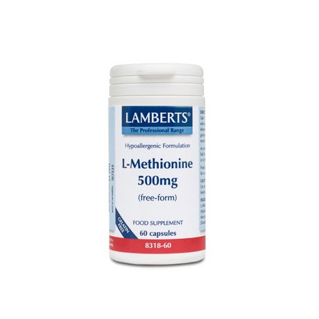 Lamberts -  L-METHIONINE 500MG, 60 CAPS