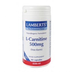 Lamberts L-Carnitine 500mg 60caps