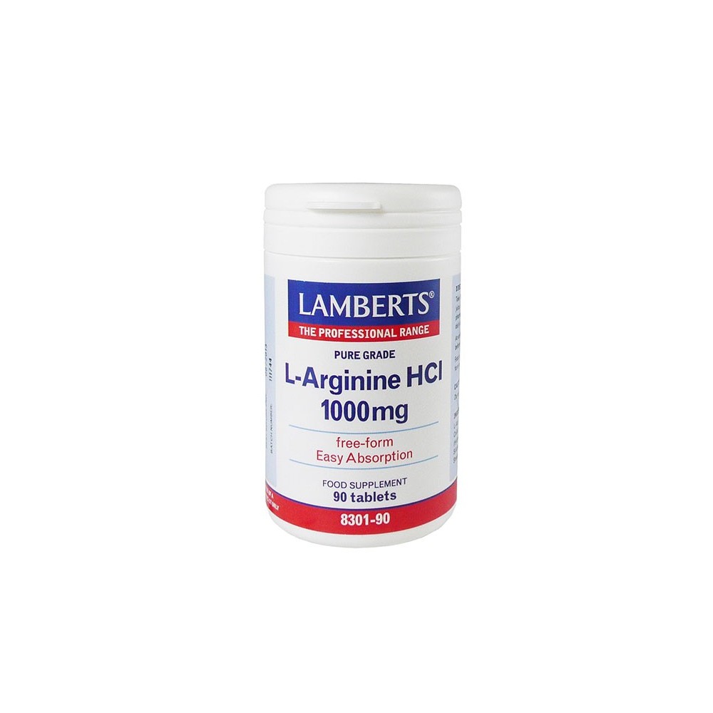 Lamberts - L-Arginine 1000mg, 90 Tabs