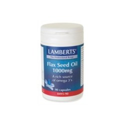 Lamberts - Flax Seed Oil (Ω3+Ω6), 90caps