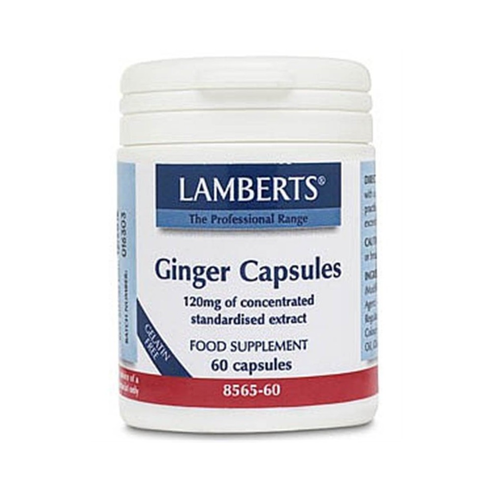 Lamberts - Ginger 120mg, 60 Caps