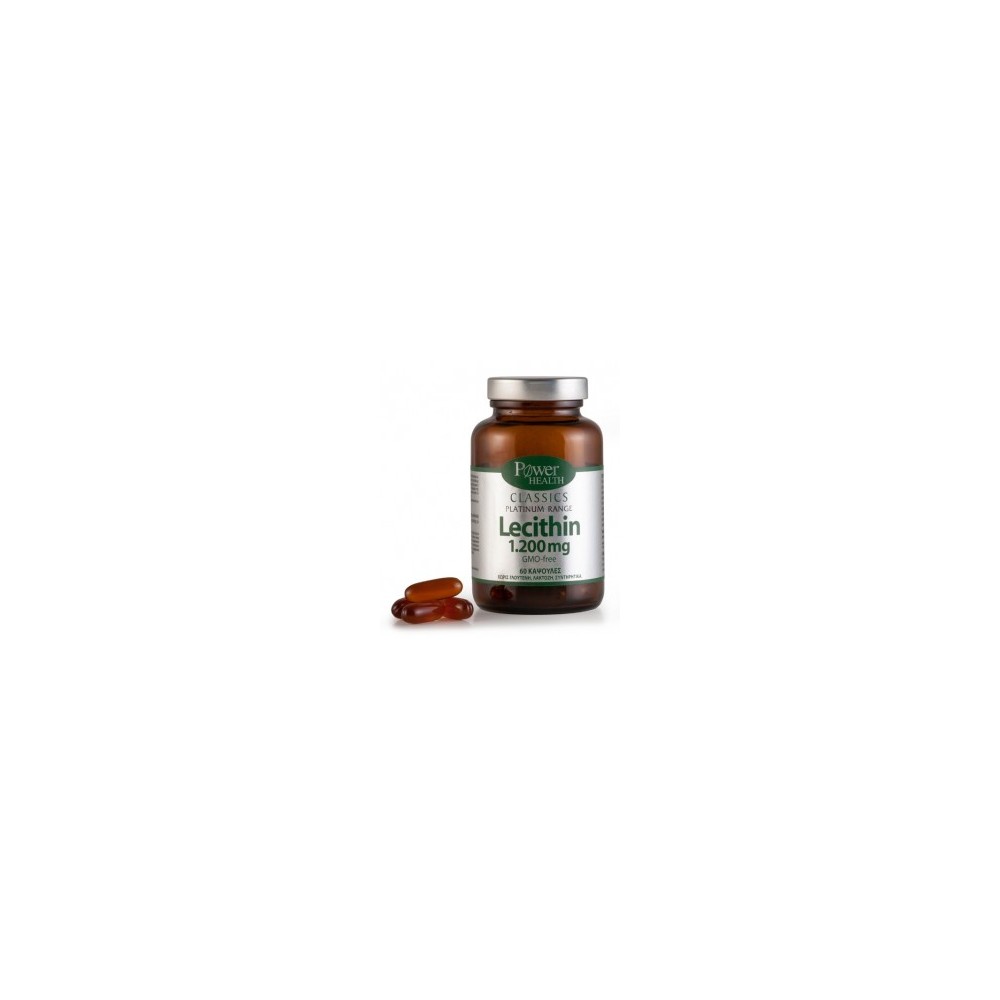 POWER HEALTH - Classics Platinum Range Lecithin 1.200mg, 60 caps POWER HEALTH - Classics Platinum Range Lecithin 1.200mg, 60 caps