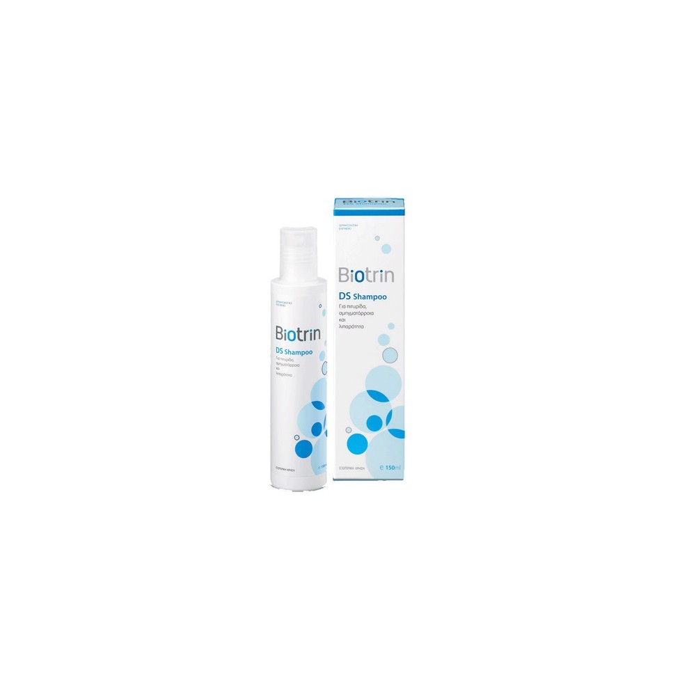 HYDROVIT BIOTRIN SHAMPOO DS Σαμπουάν για πιτυρίδα, σμηγματόρροια, λιπαρότητα, 150ml