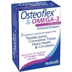 HEALTH AID Osteoflex & Omega 3 30Tabs+30Caps