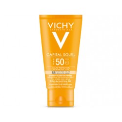 Vichy Ideal Soleil BB Tinted Dry Touch Αντηλιακή Κρέμα με Χρώμα και Ματ Αποτέλεσμα SPF50 50ml