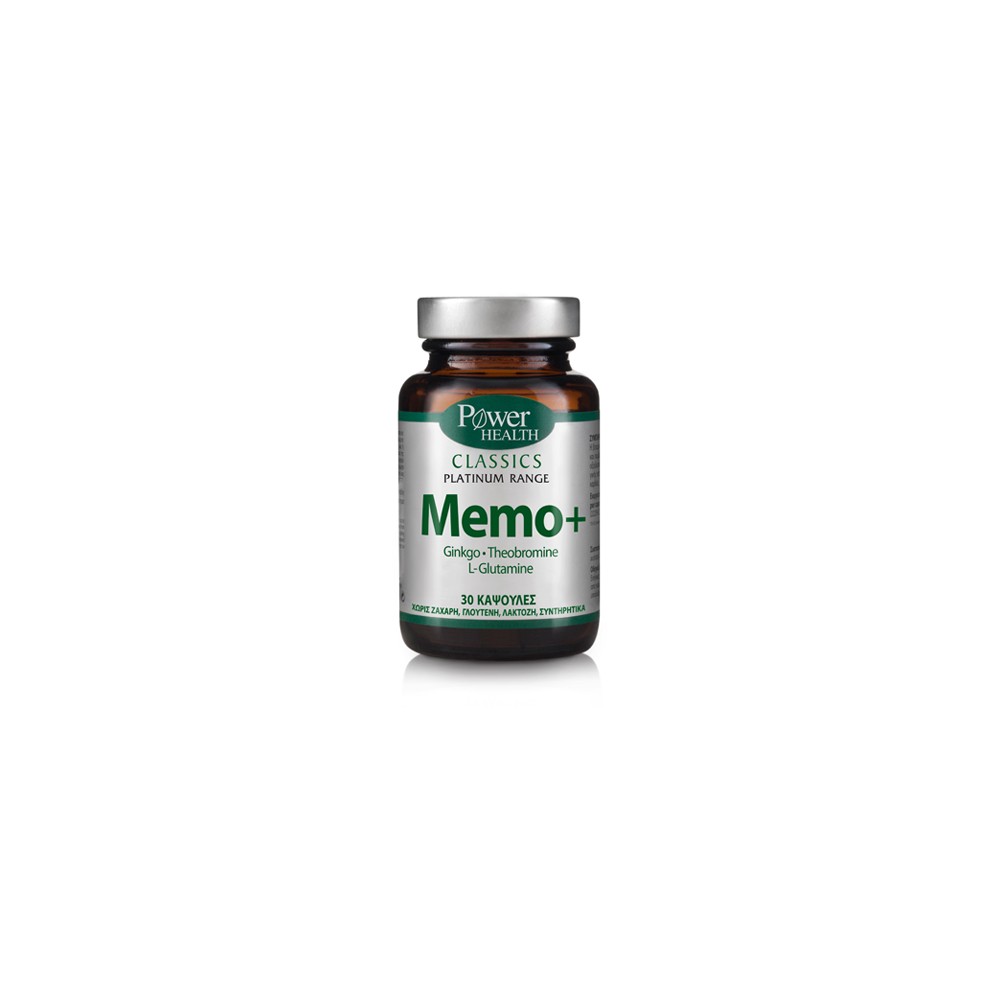 POWER HEALTH - Classics Platinum Range, Memo+, 30caps