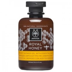 APIVITA - ROYAL HONEY Κρεμώδες Aφρόλουτρο με Aιθέρια Έλαια 300ml