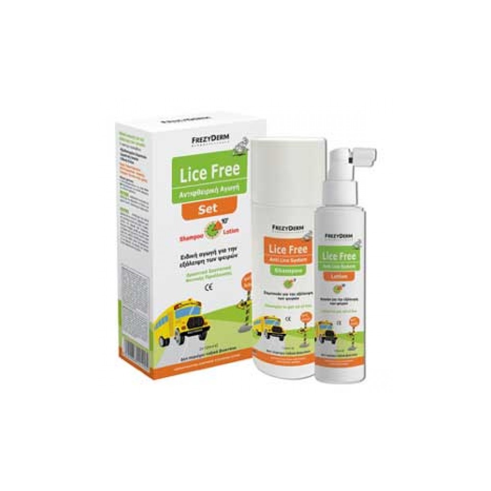 FREZYDERM LICE FREE SET (L.F.SH+L.F.LOT 2*125ml)