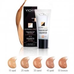 VICHY DERMABLEND CORRECTIVE FOUNDATION Corrects minor to moderate skin imperfections. Available in 5 shades. - OPAL