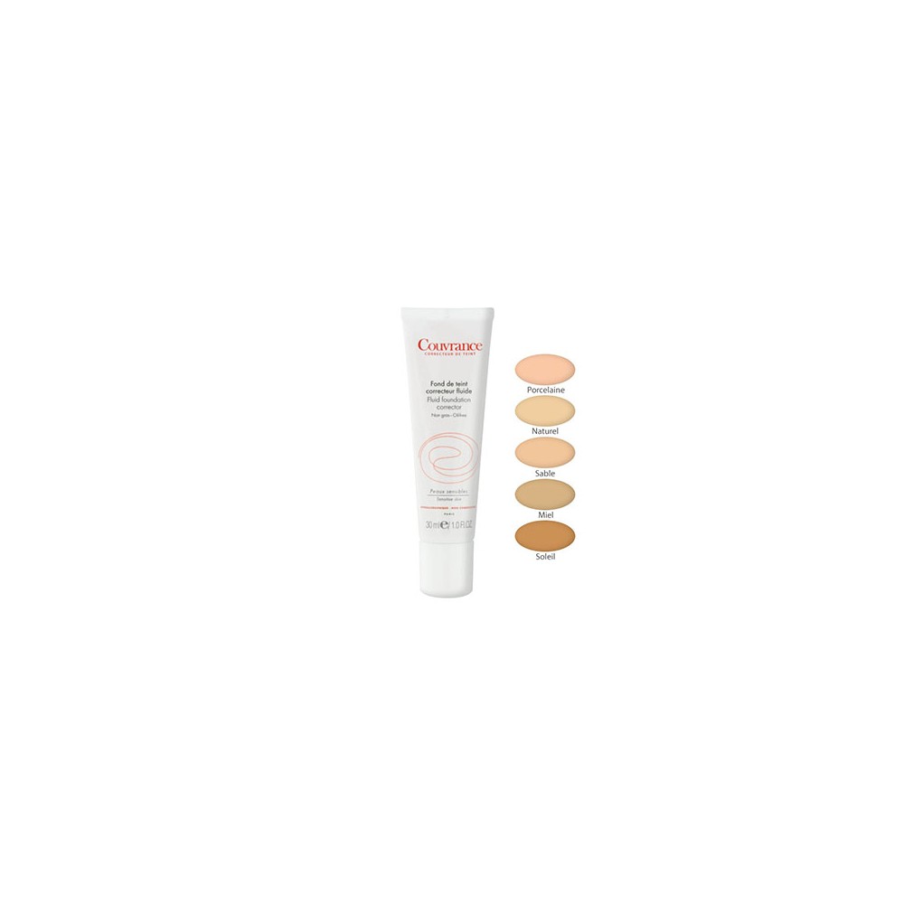 AVENE - MAKE-UP FLUIDE MAKE-UP (5 SHADES), 30 ml - PORCELAINE