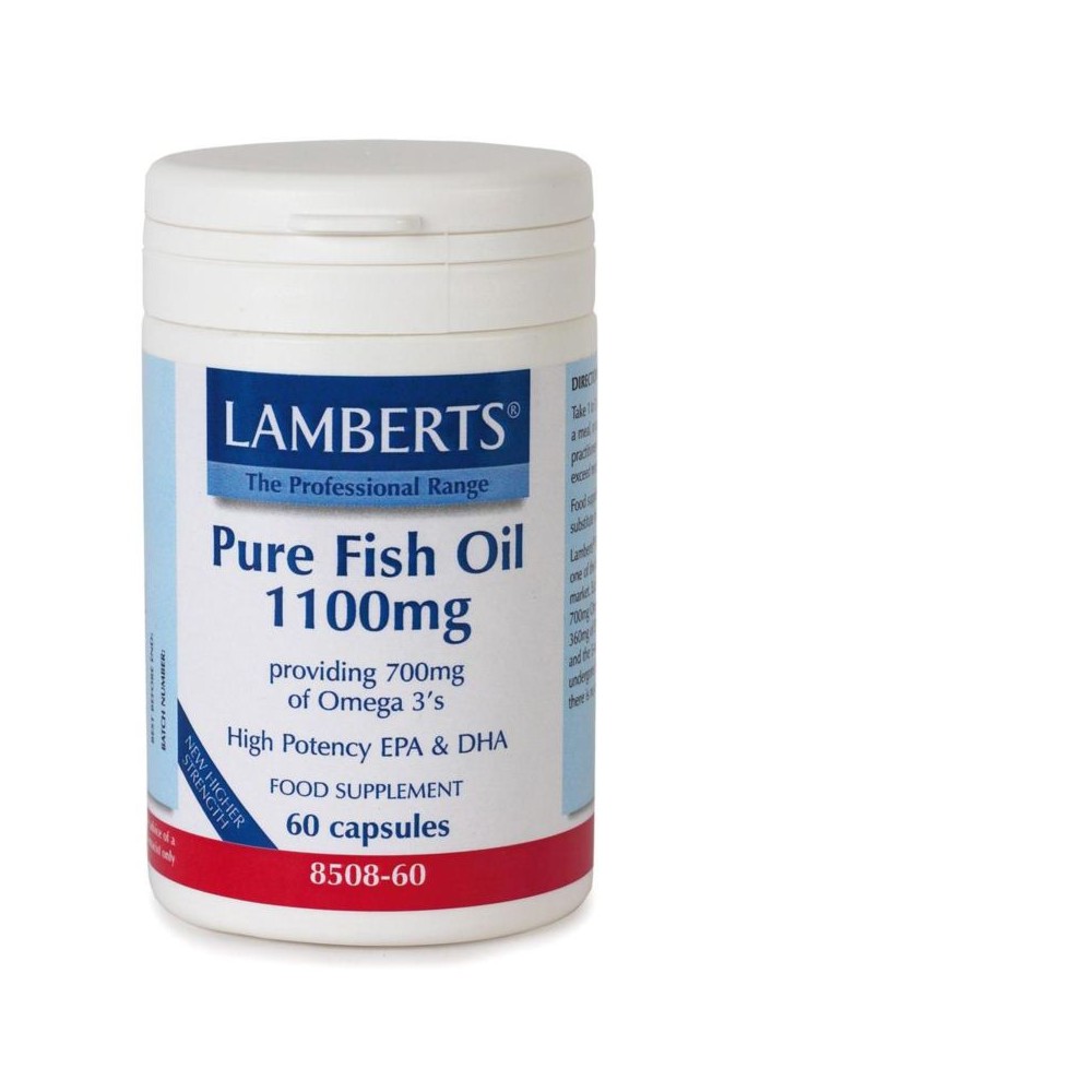 Lamberts - Pure Fish Oil 1100mg (Epa), 60 / 120 / 180 caps (Ω3) - 60 CAPS