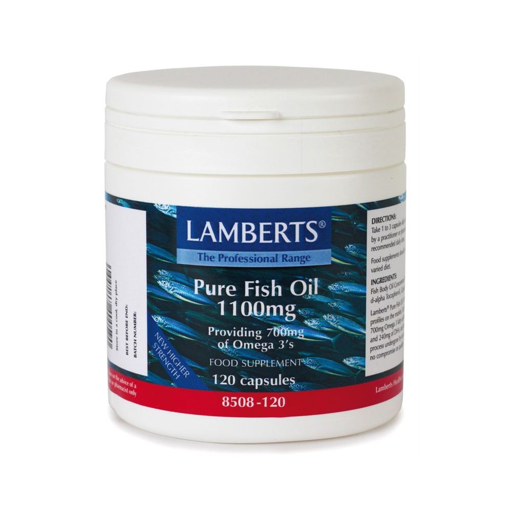 Lamberts - Pure Fish Oil 1100mg (Epa), 60 / 120 / 180 caps (Ω3) - 120 CAPS