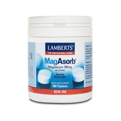 Lamberts - Mag Asorb, 60 / 180 Tabs - 180 TABLETS