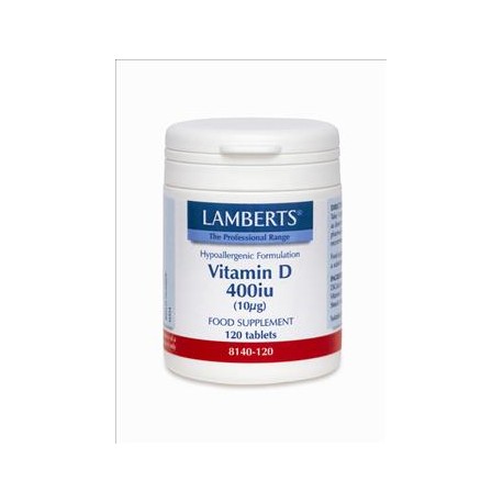 Lamberts - VITAMIN D 400 IU (10 mg) / 1000 IU (25 mg) / 4000IU, 120 TABS - 4000 IU, 120 TABLETS