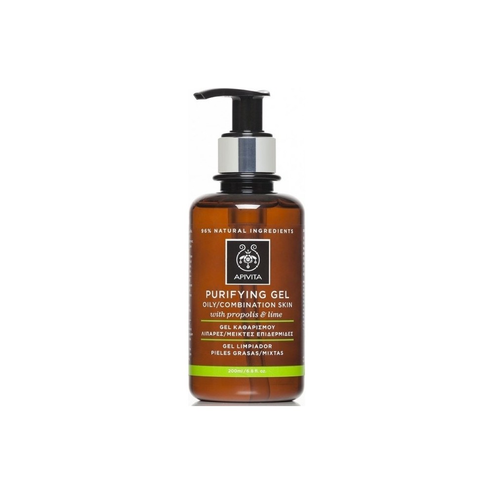 APIVITA - CLEANSING Cleansing Gel for Oily/Combination Skin with citrus & propolis 200ml