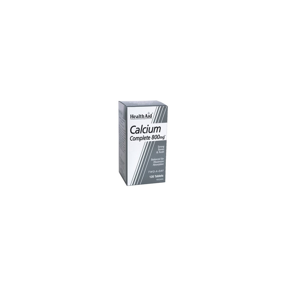 Health aid - Balanced Calcium Complete 800mg tablets 120s