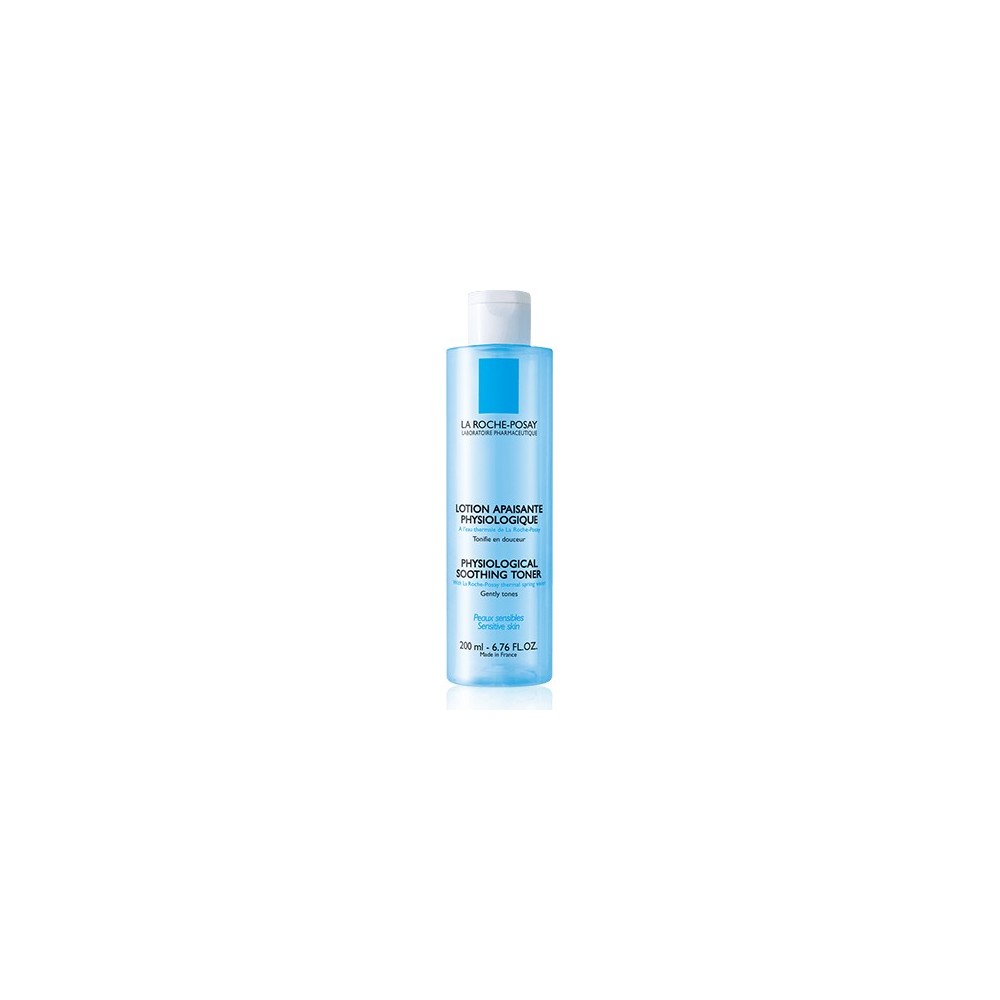 LA ROCHE POSAY - PHYSIOLOGICAL SOOTHING TONER Gentle, paraben-free toner, Clear blue PET 200ml capsule bottle