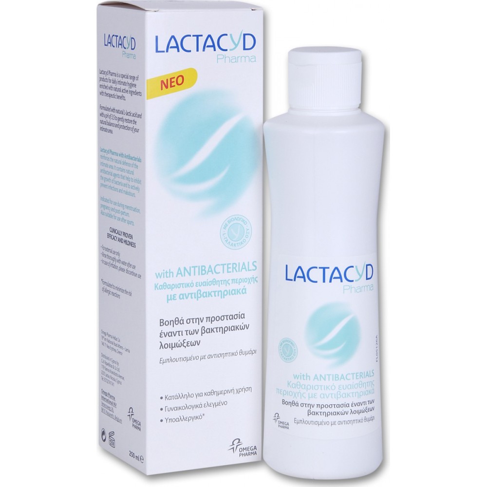 OMEGA PHARMA - Lactacyd Pharma Antibacterials 250ml