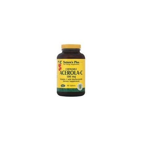 Nature's Plus Acerola-C Complex 500 mg 90 chewable tabs